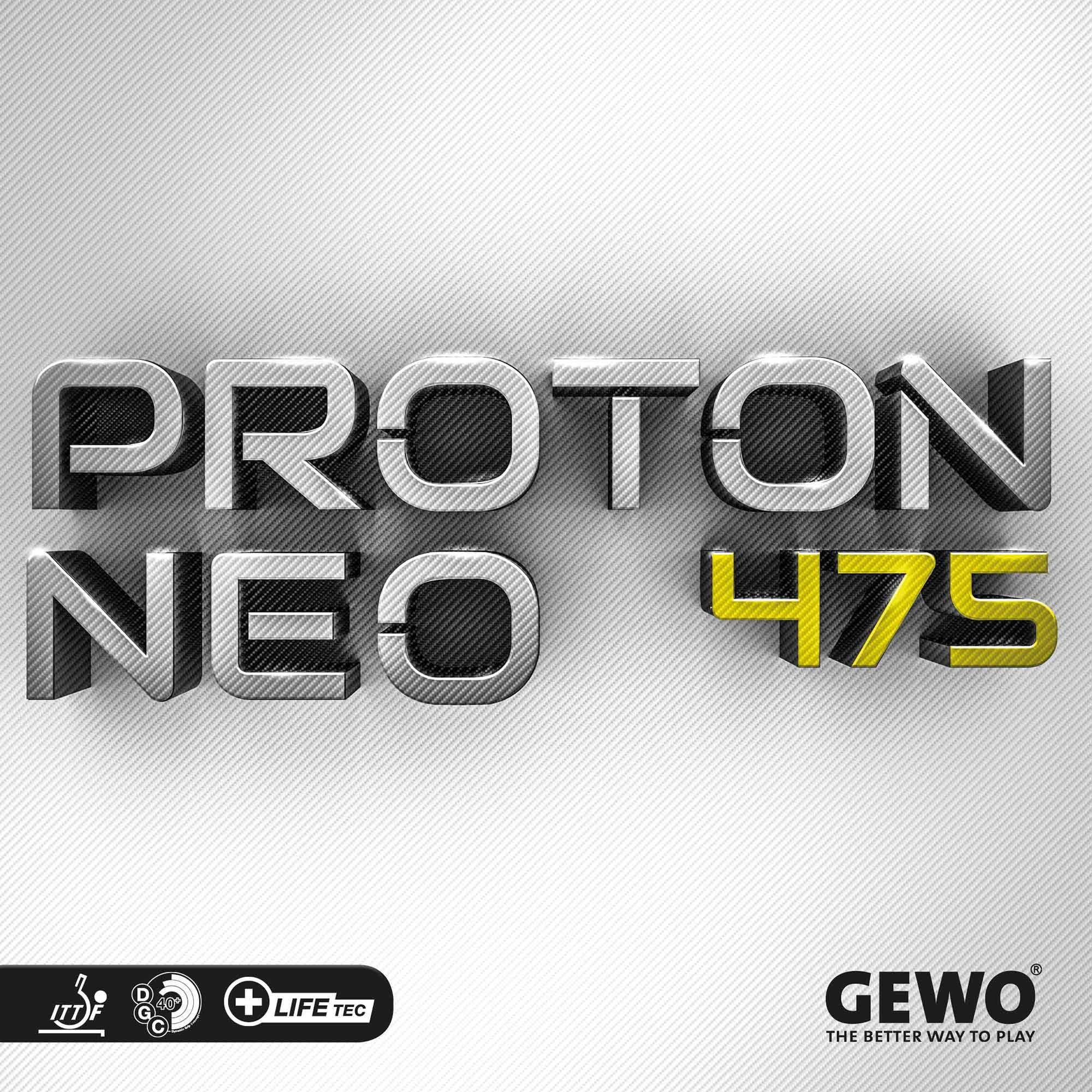 GEWO Belag Proton Neo 475 rot 2,2 mm
