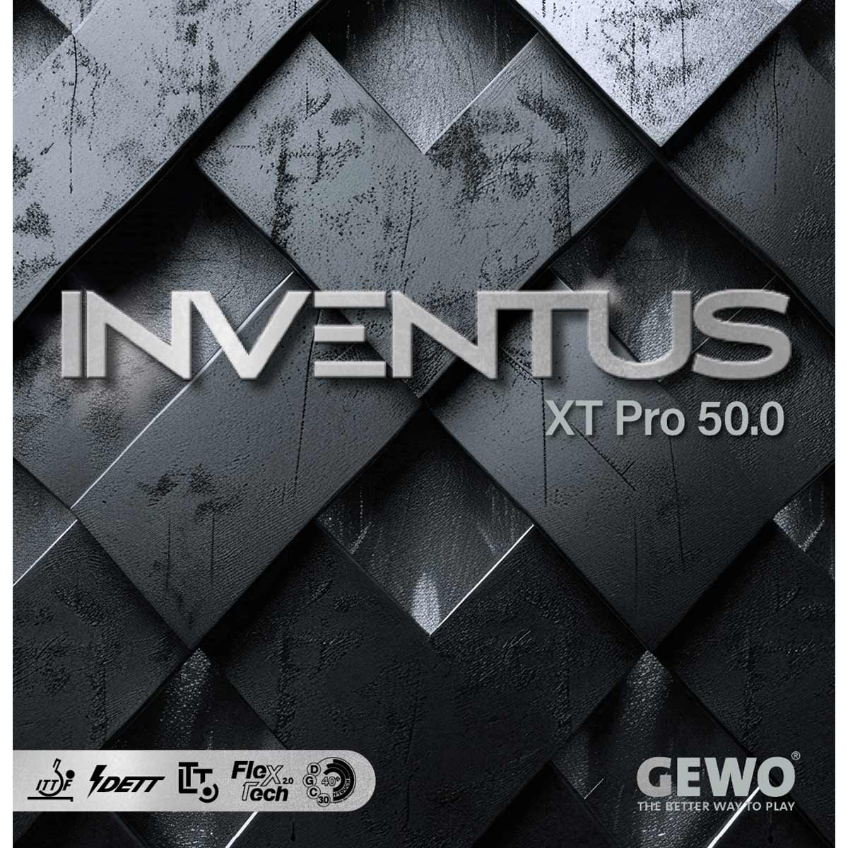 GEWO Belag Inventus XT Pro 50.0 rot 2,0 mm