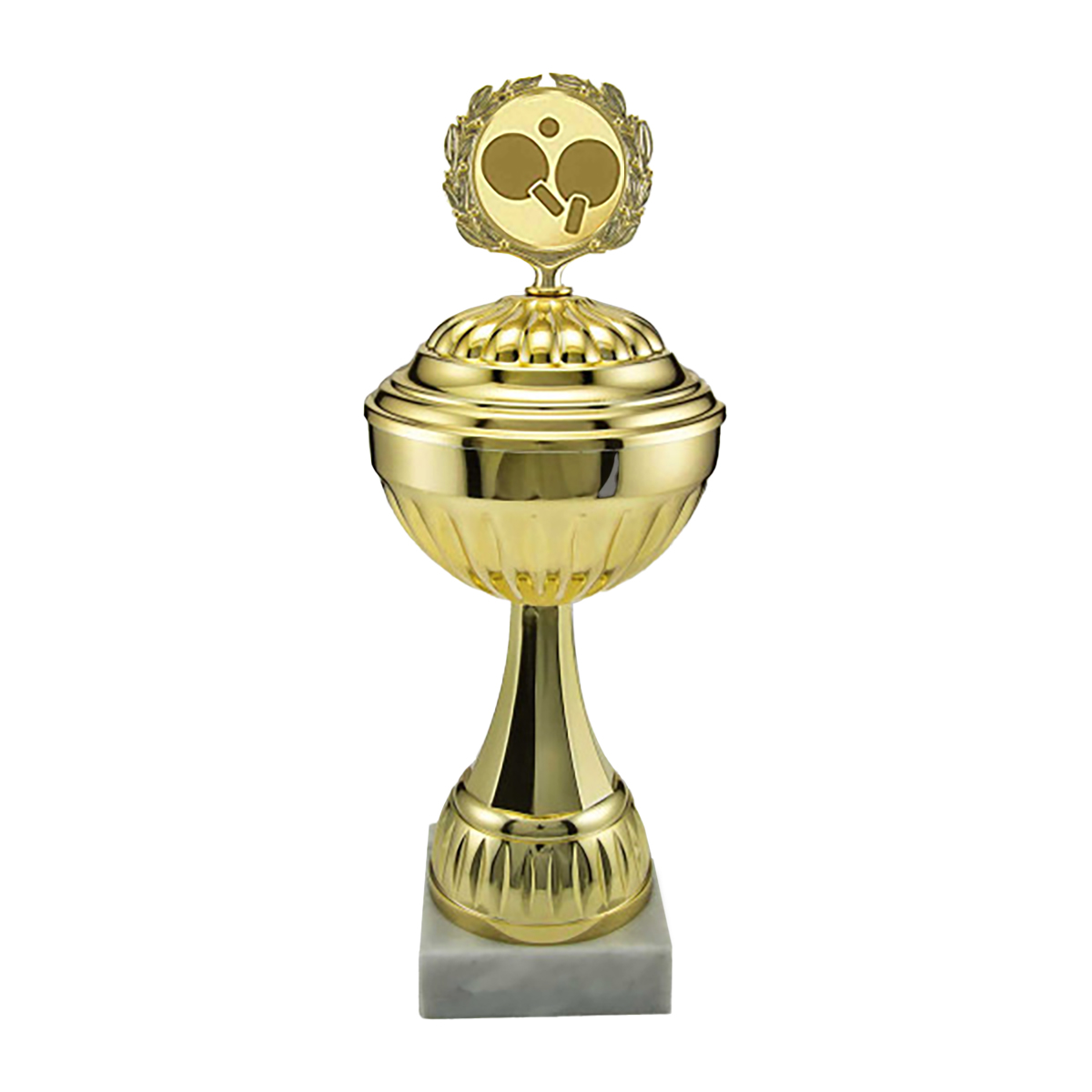 Pokal Duisburg mit Deckel 31,0 cm gold