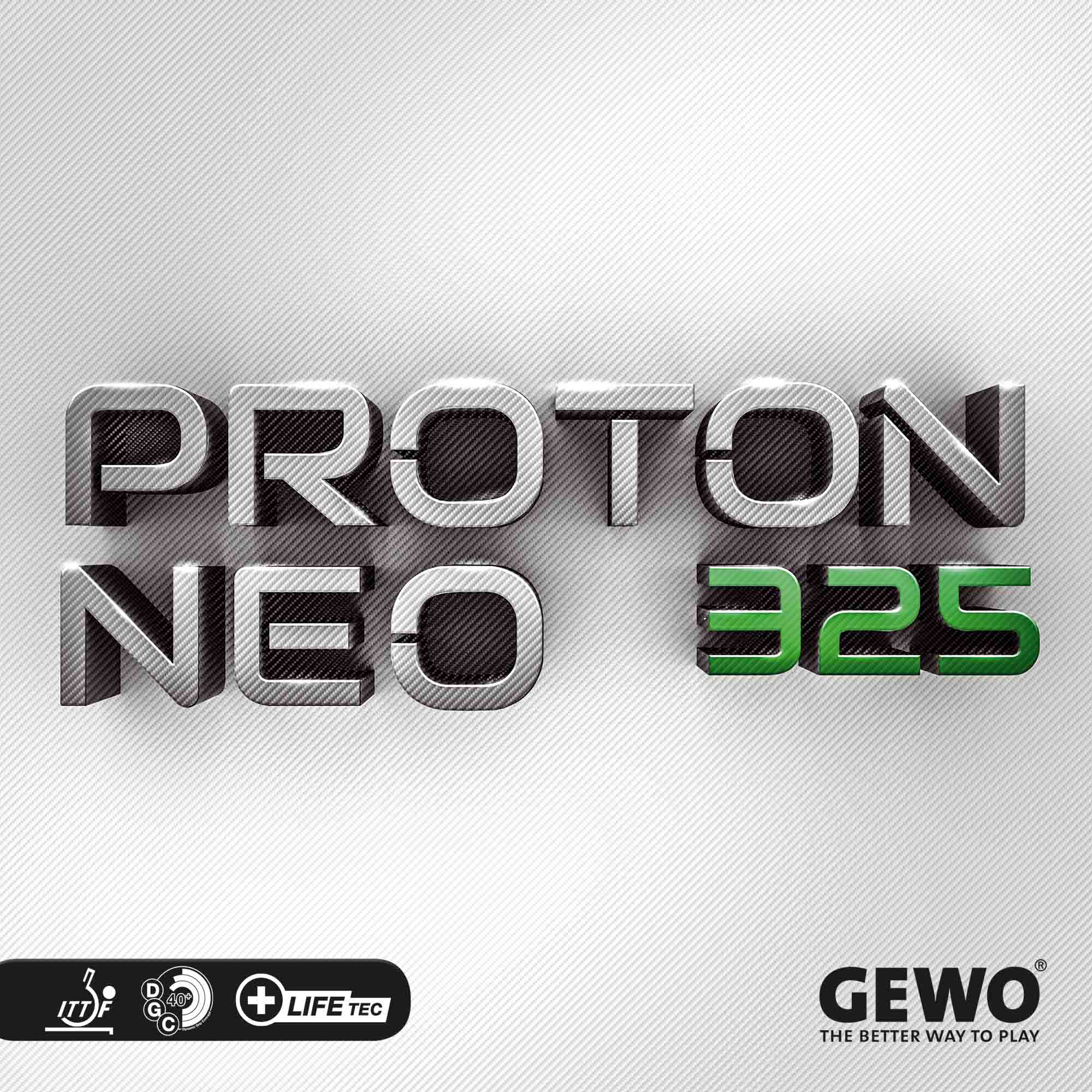 GEWO Belag Proton Neo 325 rot 1,8 mm