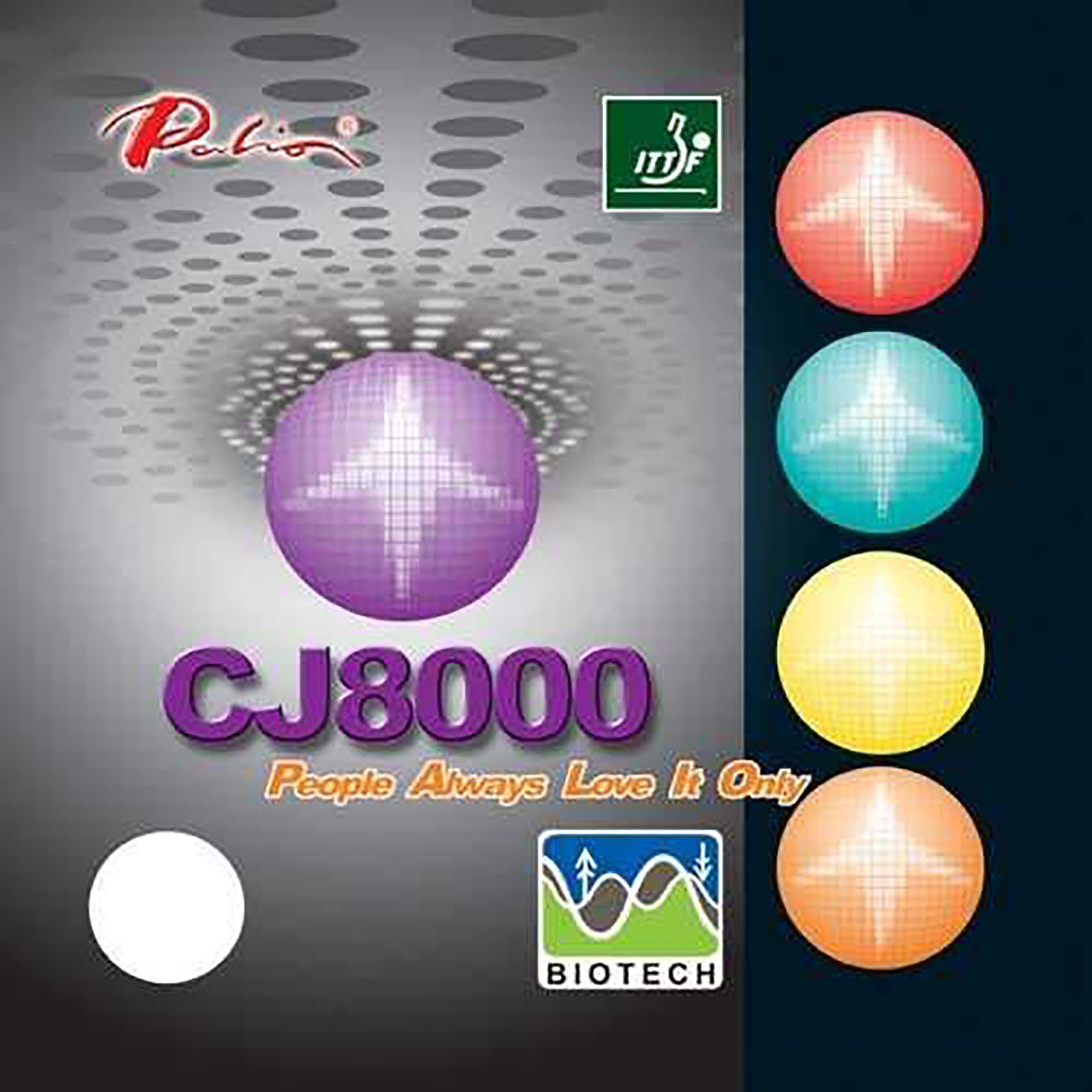 Palio Belag CJ 8000 Biotech 40-42° rot 2,1 mm