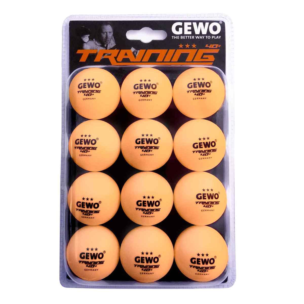 GEWO Trainingsball *** 40+ 12er orange