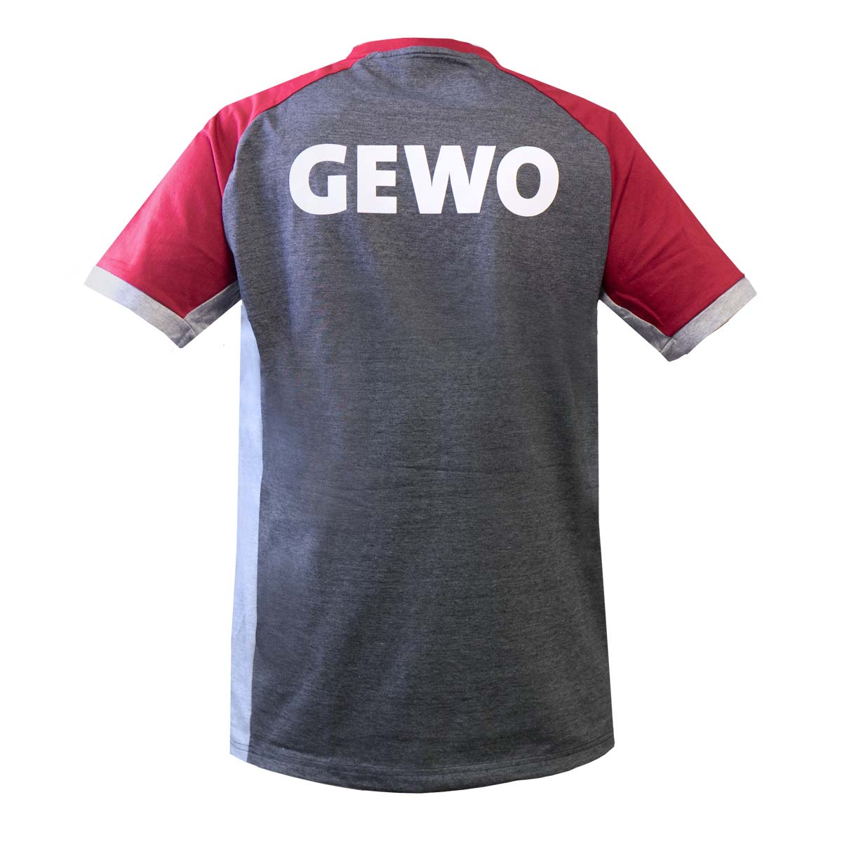 GEWO Baumwoll-Promo T-Shirt Fermo schwarz/bordeaux XXL