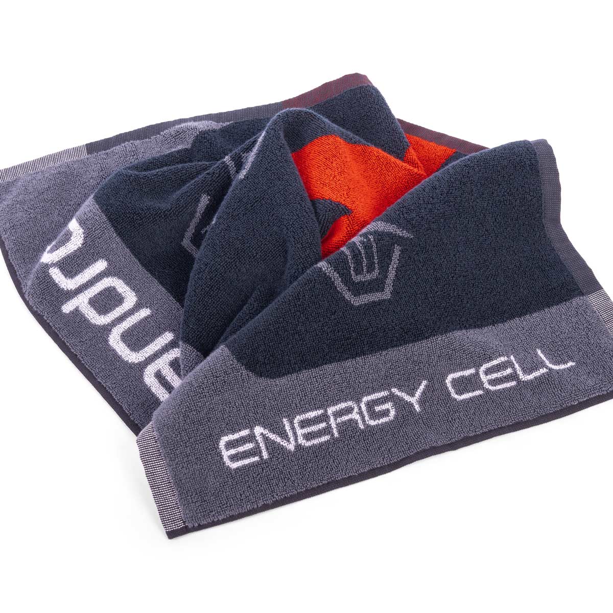 andro Handtuch Energy Cell S schwarz/rot