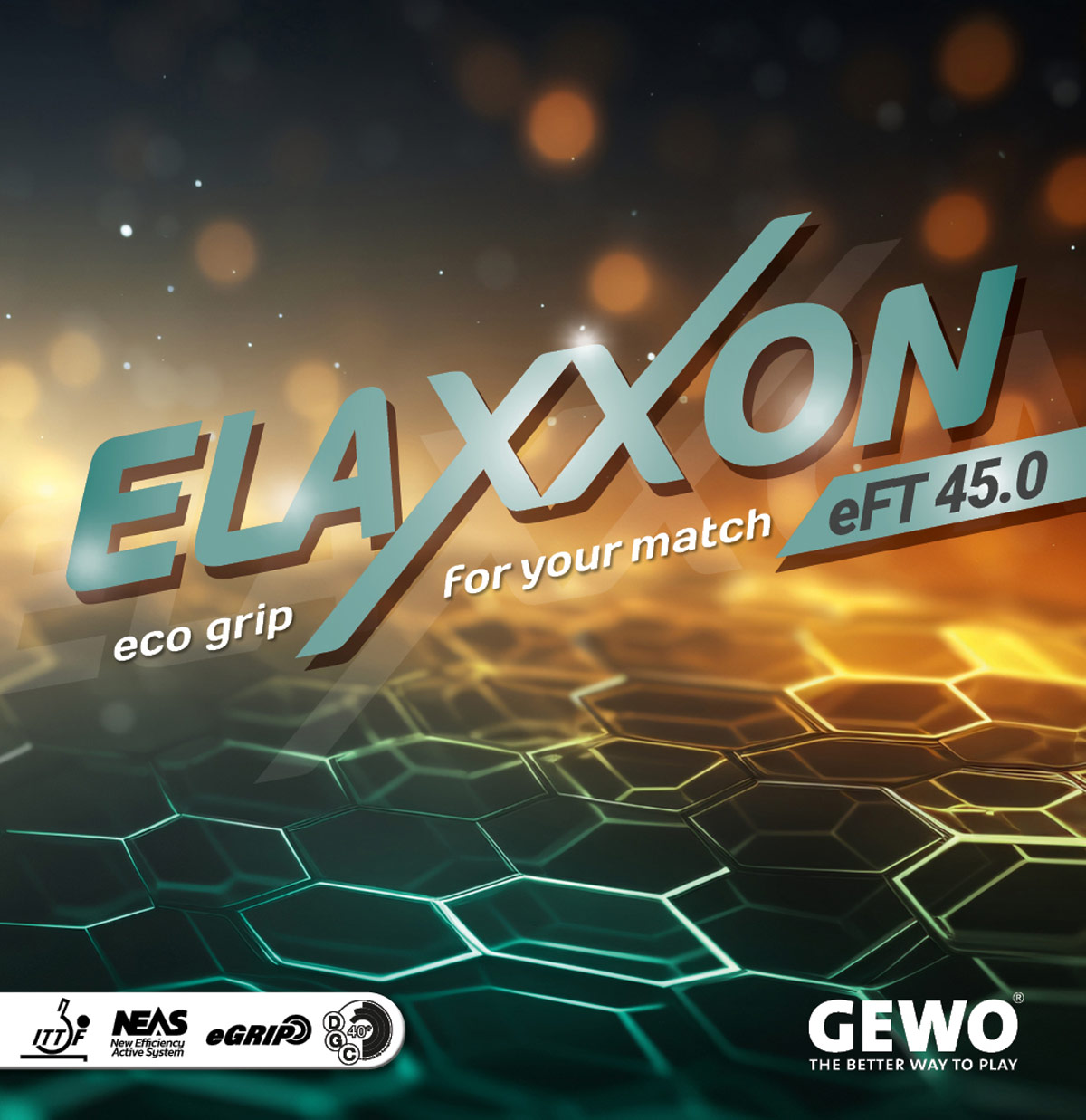 GEWO Belag Elaxxon eFT 45.0 rot 2,3 mm