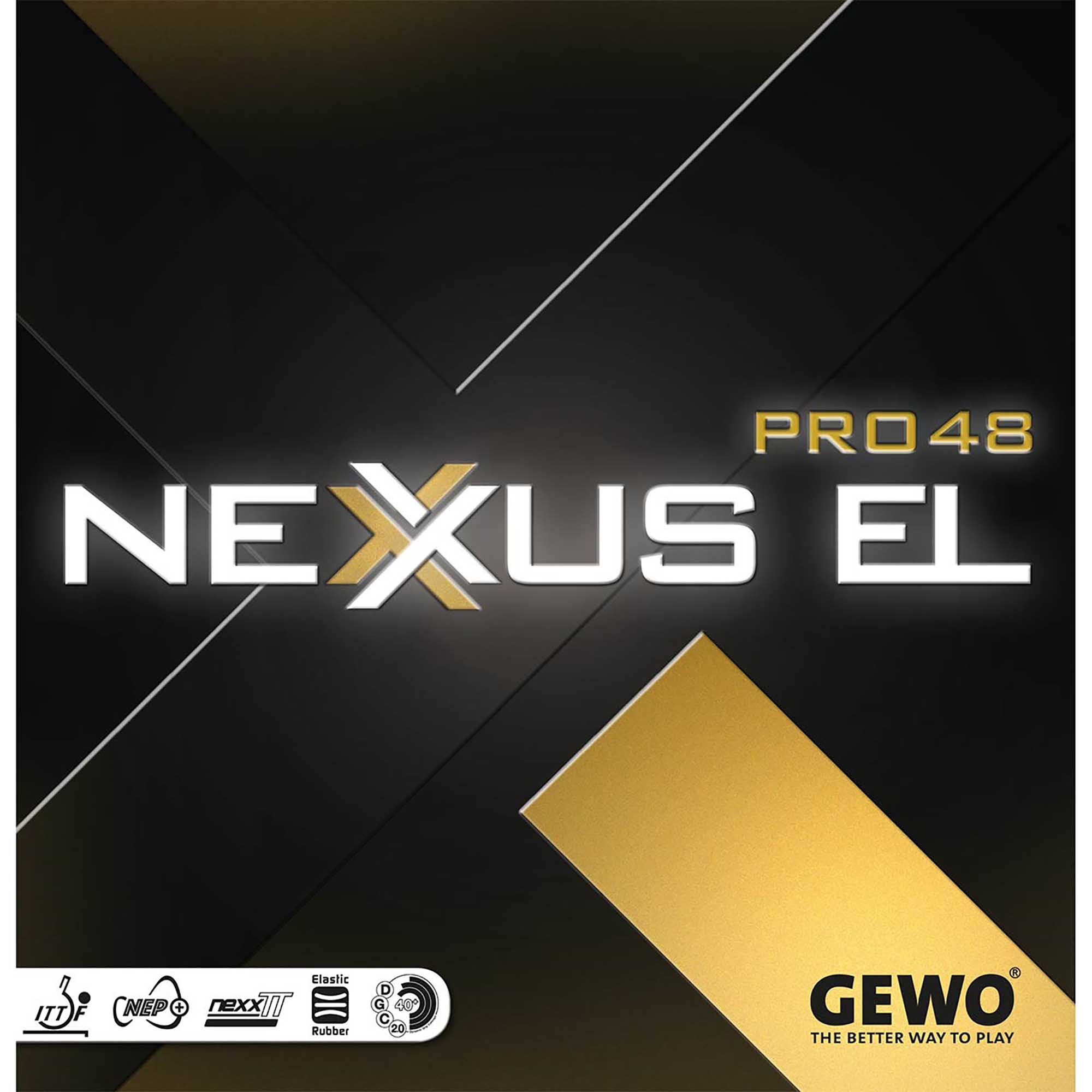 GEWO Belag Nexxus EL Pro 48 rot 1,9 mm